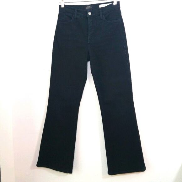 NYDJ rhinestone tuxedo striped bootcut jeans 2 P - Picture 1 of 16